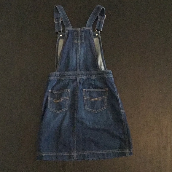 NWOT GapKids denim overall dress - Picture 2 of 5